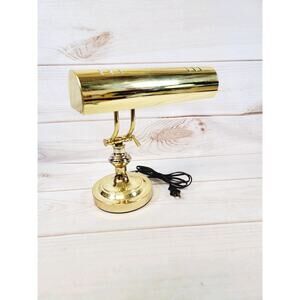 VINTAGE Underwriters Laboratories Brass Bankers, Piano, Desk Lamp Adjustable